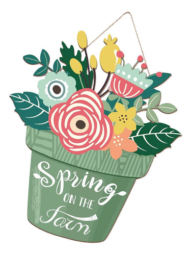 Señal De Primavera Compatible Con La Puerta De Entrada