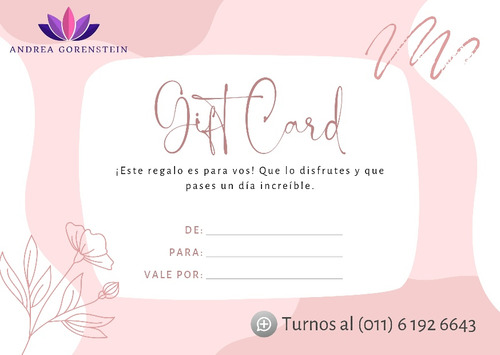 Gift Card Regalo - Dermaplaning + Electroporación + Led 