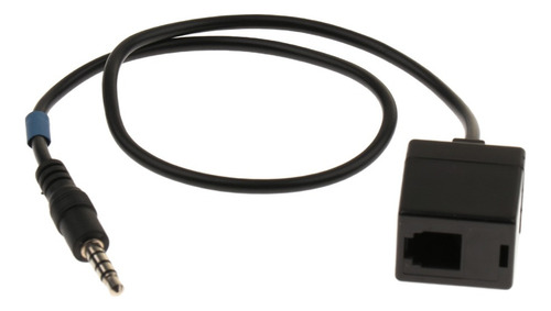 Rj9 Fêmea Para 3.5mm Macho Plug Adapter Converter Headset