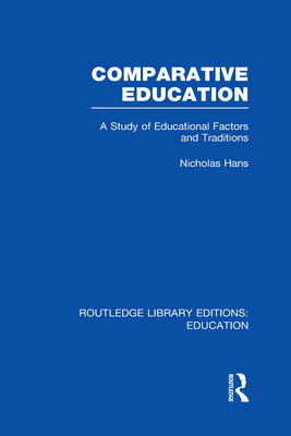 Libro Comparative Education: A Study Of Educational Facto...