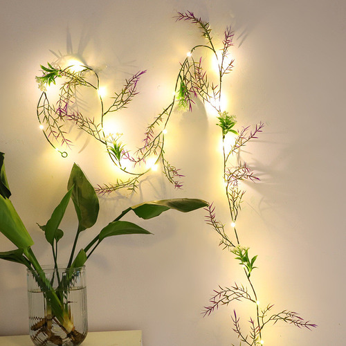 Cadena De Lámparas Led De Alambre De Cobre En Forma De Z, De