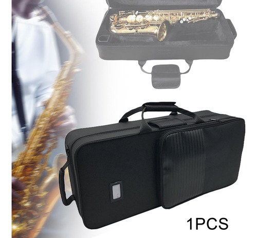 Alto Saxophone Case With Pocket Padded Pressureproof Carry
