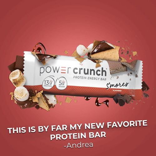 Barritas Proteicas Power Crunch S'mores 40 G (12 X 40 G)
