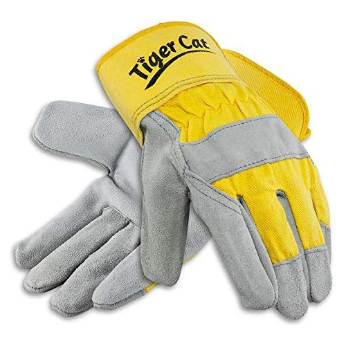 Guantes De Palma De Premium Tiger Cat Puño De Segurida...