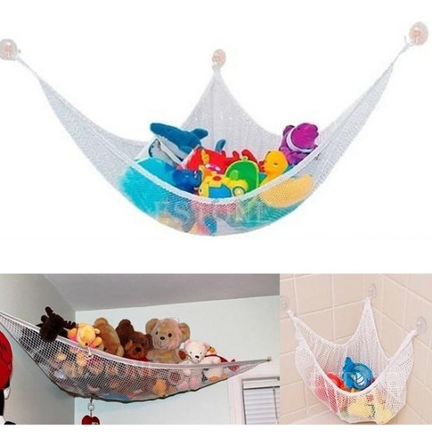 Imagen 1 de 5 de 1pcs Niños Juguete Hamaca Red Organizador Peluches Colgantes