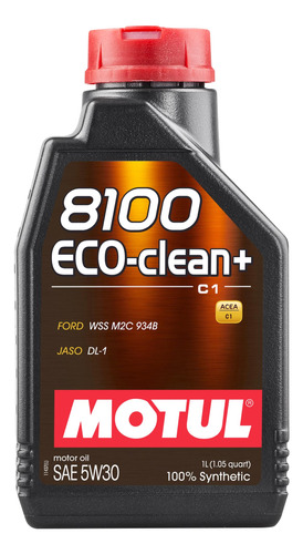 Óleo Para Motor De Carro Motul 8100 Eco-clean+ 5w-30 1l