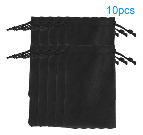 Bolsa De Regalo De Gamuza Suave De Doble Cara Con Cordón