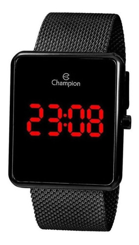 Relógio Champion Led Digital Lançamento Preto Ref.: Ch40080d