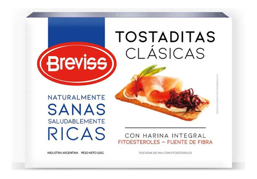 Tostadas Clásicas Con Fitoesteroles 110g Breviss