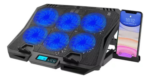Soporte Base Cooler 6 Ventiladores Laptop Notebook Usb
