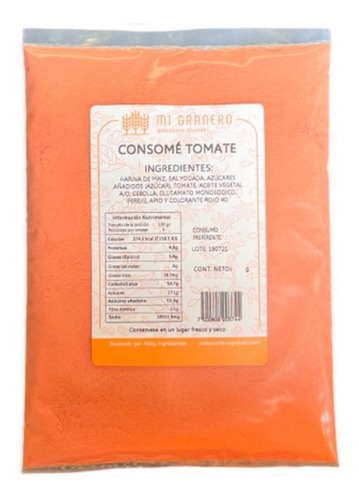 Sazonador Consomé Tomate Condimento 1 Kilo