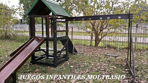 Mangrullos Infantiles En Madera - Aptos Para La Intemperie!