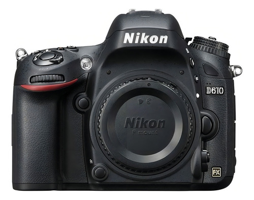 Nikon D610 DSLR color negro