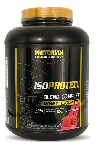 Whey Protein Iso Blend Complex Isolado 2kg Pretorian Morango