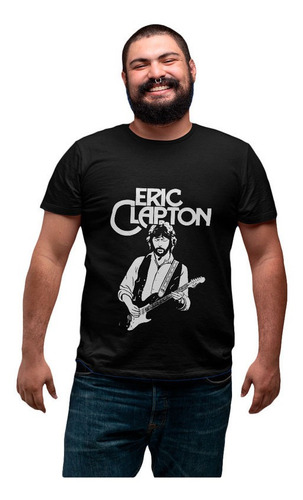 Polera Extra Grande Eric Clapton Guitarrista Britanico H