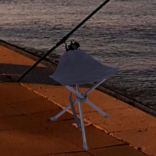 Taburete De Camping, Taburete Plegable Con Trípode,
