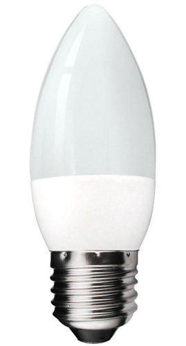 Lámpara Led 6w Vela Luz Cálida E27