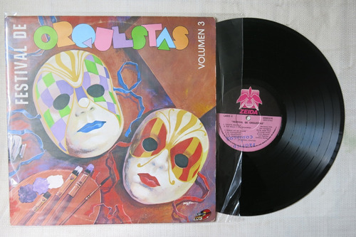 Vinyl Vinilo Lp Acetato Festival De Orquestas Vol 3 Tropical