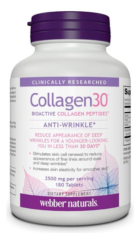 Webber Naturals Colageno - 2500 Mg - Unidad a $1283