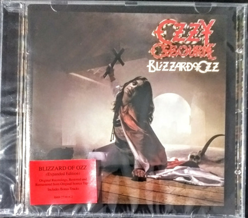 Ozzy Osbourne  Blizzard Of Ozz-audio Cd Album Remast.imp.