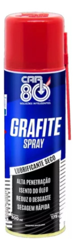 Lubrificante Seco Grafite Spray Antioxidante Car80 300ml