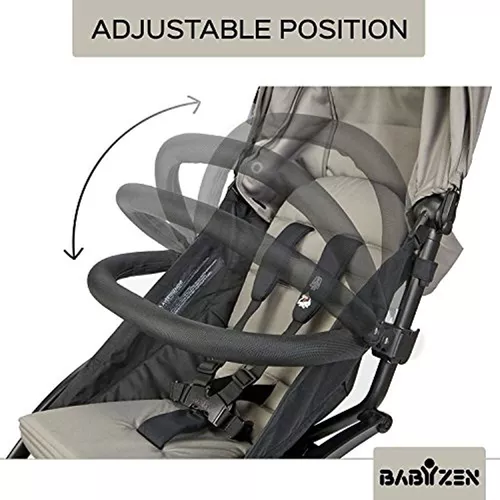 MomTan®Reposabrazos y reposabrazos para cochecito de bebé, barra de  parachoques de PU para Babyzen YOYO2 y YOYO 2