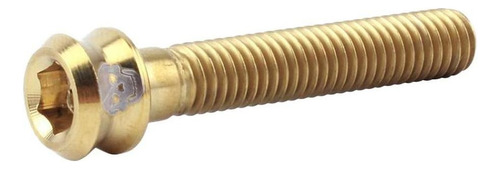 2 Tornillos De Titanio Para Columna De Bicicleta M6x35mm