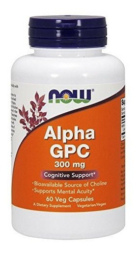 Ahora Suplementos, Alfa Gpc 300 Mg Con Fuente Biodisponible
