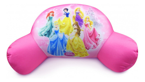 Almofada Encosto Rosa Princesas Disney Isopor 40cm