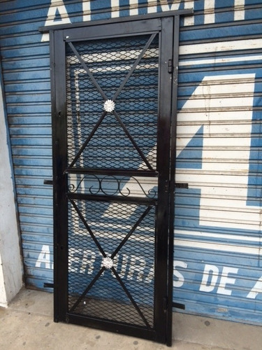 Puerta Reja De Material Desplegable 85x203