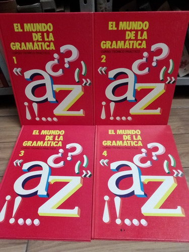 El Mundo De La Gramática Curso Teórico Práctico 4 Tomos (Usado)