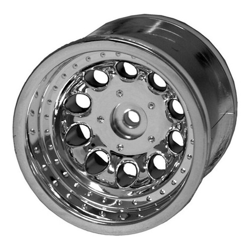 Repuesto 1/10 Revolver Rear 2.2 Wheels, 12mm Hex, Chrom Hrl