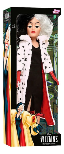 Disney Villanas Cruella De Vil Muñeca Gigante