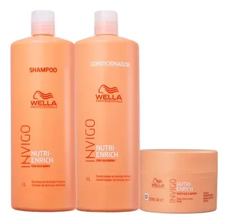Wella Invigo Nutri Enrich Sh E Cond 1l Mascara 150ml