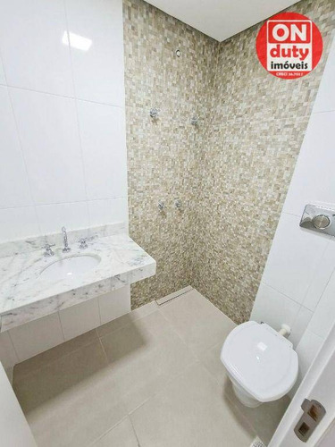 Imagem 20 de 30 de Triplex Com 3 Dormitórios À Venda, 190 M² Por R$ 1.150.000 - Gonzaga - Santos/sp - Vl0025
