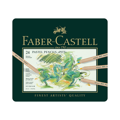 Faber-castell Lápices Pastel Pitt - 24 Colores - Mosca
