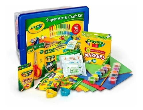 Crayola Super Art And Craft Kit De 75 Piezas. En 55 Vrds.