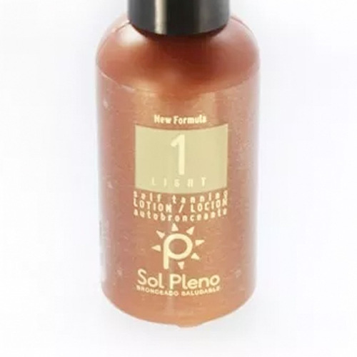 Imagen 2 de 11 de Locion Light 1 Sol Pleno Autobronceante Suave Lociones
