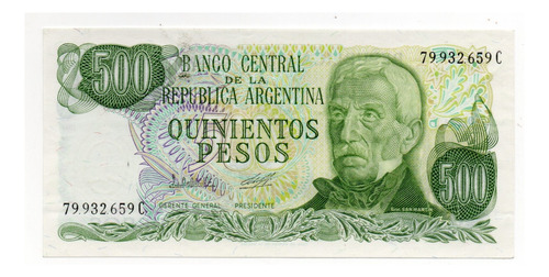 Argentina Billete 500 Pesos Ley Bottero 2429b