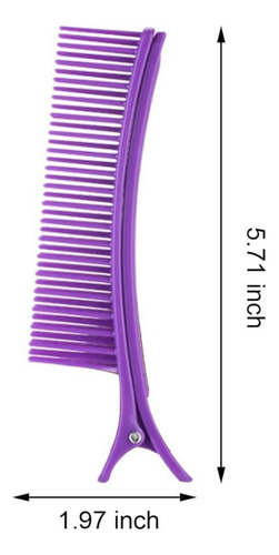 4pc Styling Hair Clips Con Parting Clips De Posicionamiento