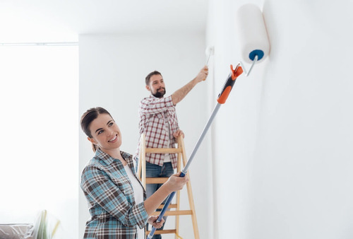 Imagen 3 de 8 de Pintura Para Baños Y Cocina Alba Antihongos X1 Lt. Ogus