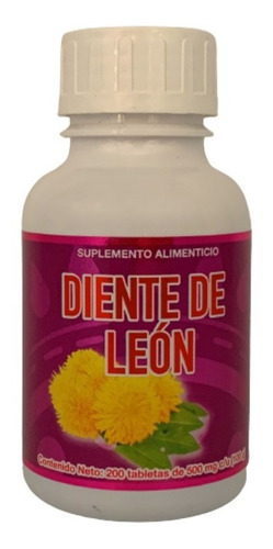 Diente De Leon Fortaleza Y Plenitud 200 Tabs Envio Full