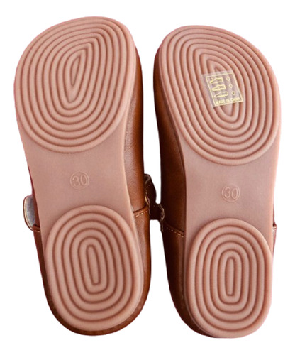 Zapatos Escolares Cafés Meckior Para Niña Talla 19 Nuevos