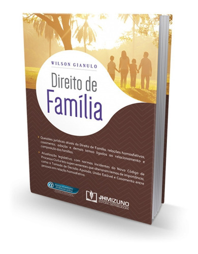 Direito De Família Wilson Gianulo Editora Mizuno Capa Mole
