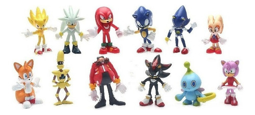 12 Juguetes De Decoración De Sonic Flying Mouse Doll Sound M