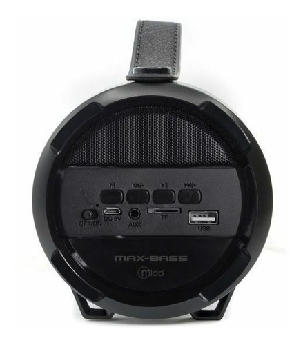 Parlante Microlab Maxbass Portátil Con Bluetooth Negra