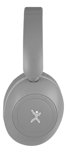 Audifonos Bluetooth Diadema Plagable Soundia Perfect Choice Color Gris