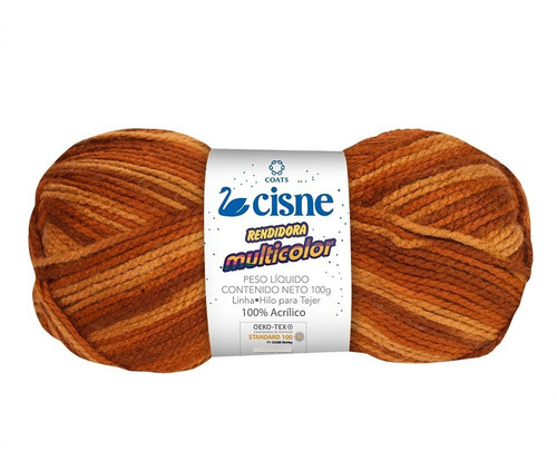 Lana Cisne Rendidora Multicolor X 5 Ovillos = 500gr