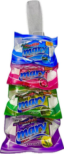 50 Pastillas Desodorante Y Desinfectante Baños Wc Mary 60gr