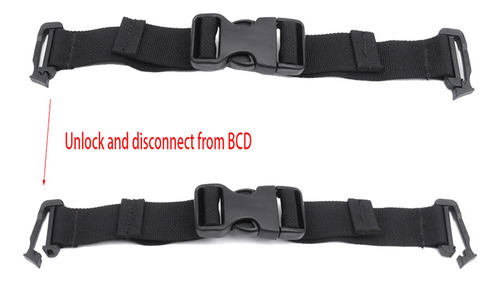 Baúl De Liberación Rápida Bcd Con Soporte Lateral Para Buceo